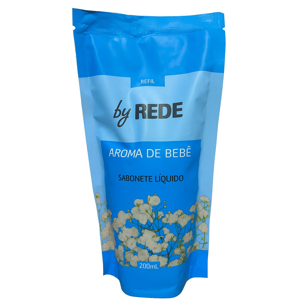 Sabonete Líquido Refil By REDE Aroma de Bebê 200ml